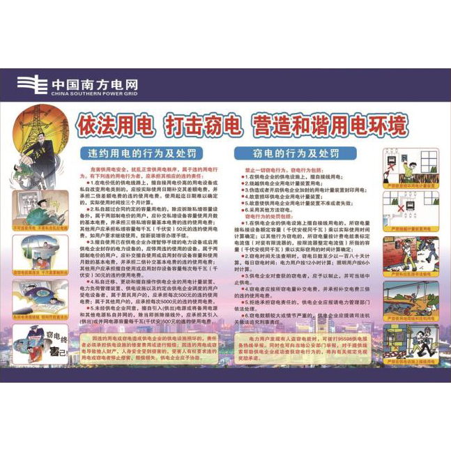 电力宣传、警示牌系列