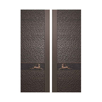 Cast aluminum card doorKM-2886