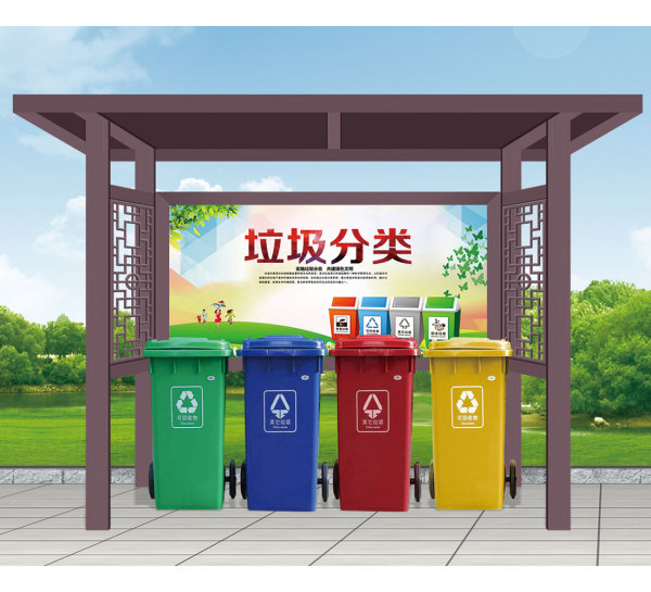 Garbage sorting kiosk YB-14703