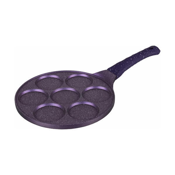 Forged aluminum marble coating fry pan
 