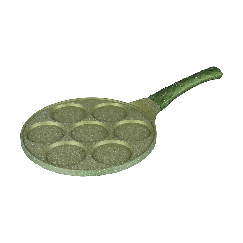 Forged aluminum marble coating fry pan
 