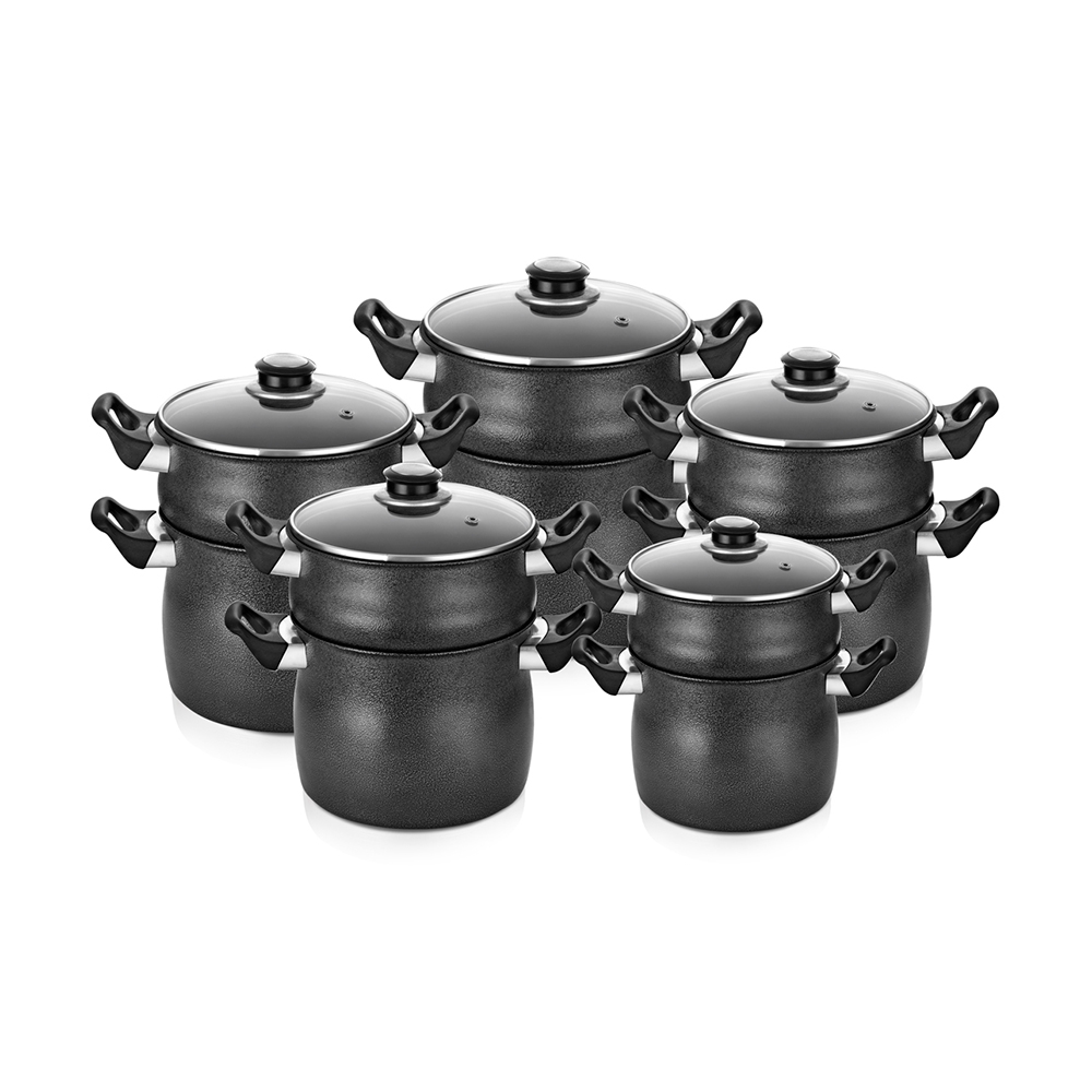 Press aluminum steamer pot 