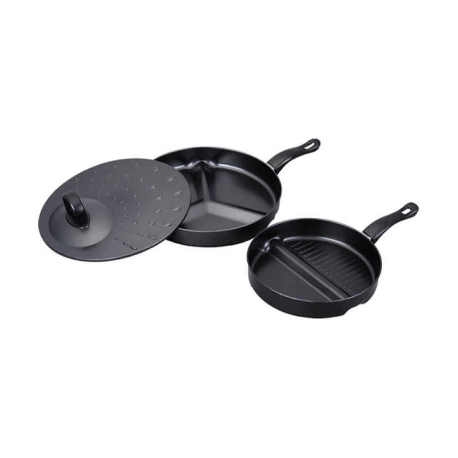 3PCS 碳钢炊具QM-I-011