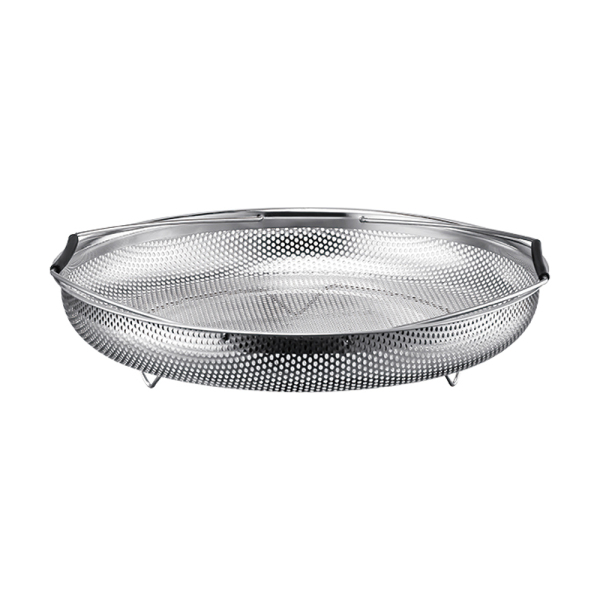 S/S 304 HIGH QUALITY PUNCHING COLANDER WITH HANDLE 