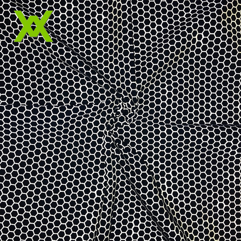 Reflective printing fabric for outdoor clothing WX-8010 honey comb