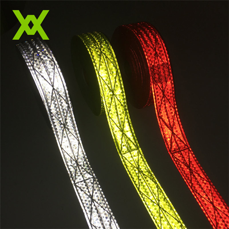 5cm width Reflective PVC tape with “米” pattern WX-TP1007