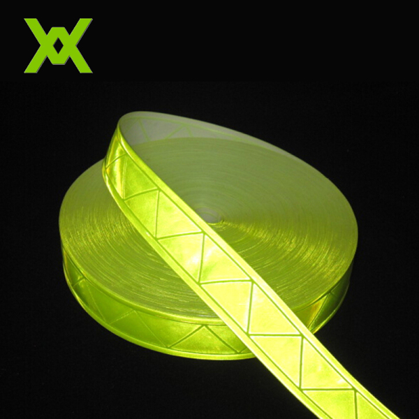 5cm width Reflective PVC tape with “W” pattern WX-TP1003