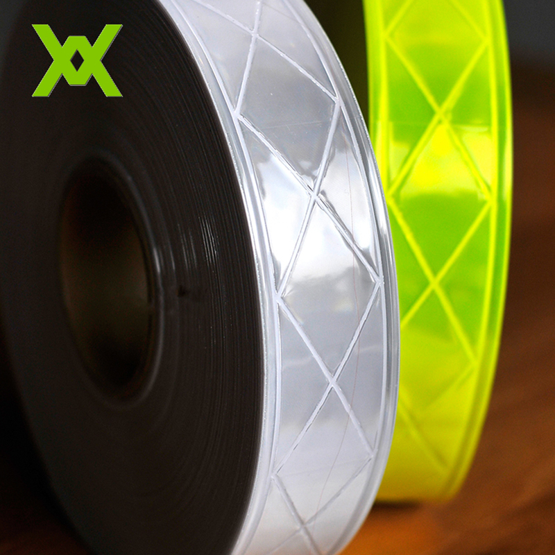 5cm width Reflective PVC tape with “X” pattern WX-TP1005