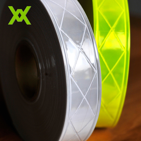 5cm width Reflective PVC tape with “X” pattern WX-TP1005