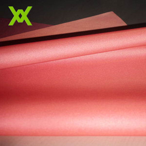 柔软涤丝纺橘色反光布
 WX-6202
