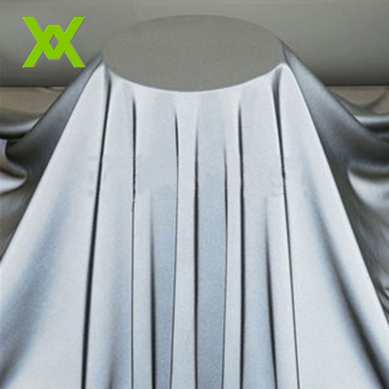 Bright silver double-sided reflective elastic fabric WX-2000-D