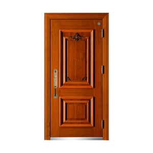 Solid wood villa armored door