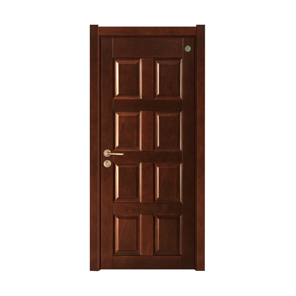 Solid wood paint door GLL-S-1625QMA (Black walnut)