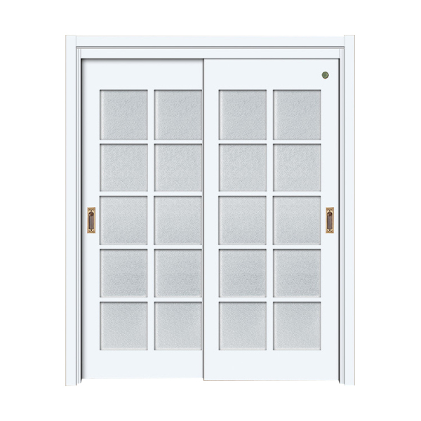 Solid wood paint door GLL-S-1652B (white)