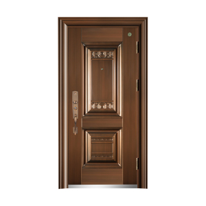 Steel wood security door