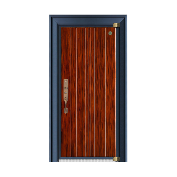 German solid wood armored door GLL-GM-1806 Rosewood color