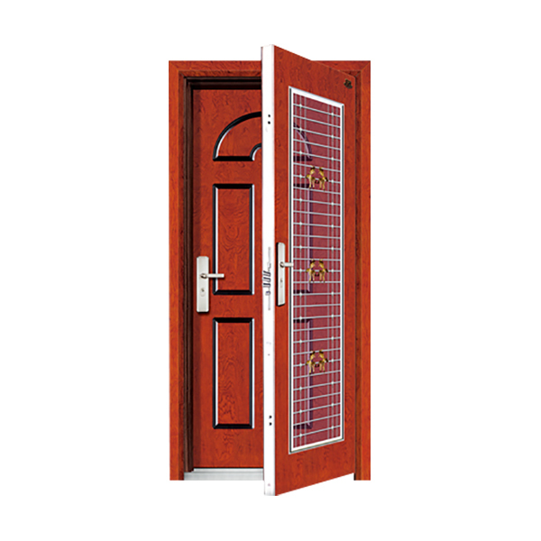 Solid wood villa armored door HT-A-710