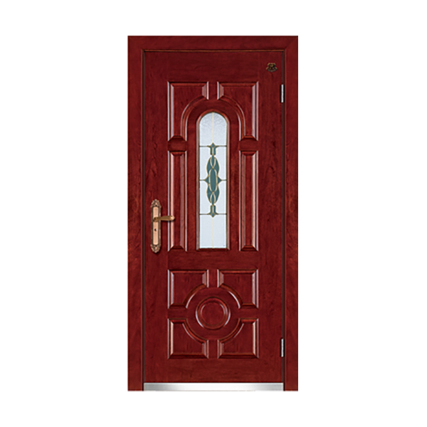 Solid wood villa armored door HT-A-904