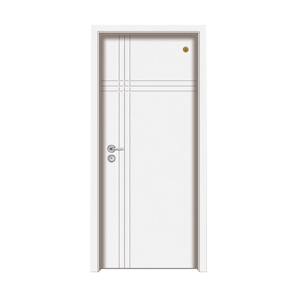 实木油漆套装门 GLL-S-1655B纯白