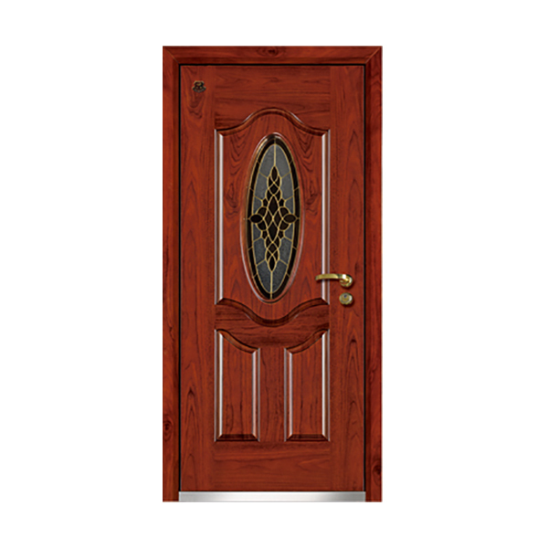 Solid wood villa armored door HT-A-903