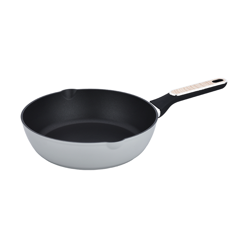 Deep Fry Pan With Two Mouth 