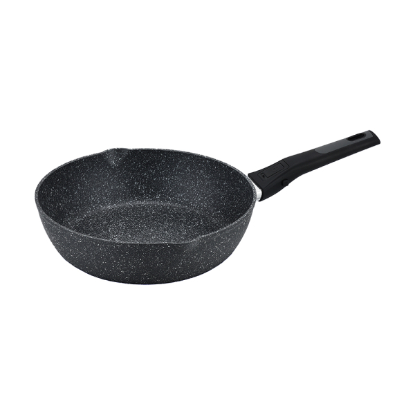 Deep Fry Pan With Two Mouth CL-FY-SJ-120/124/128