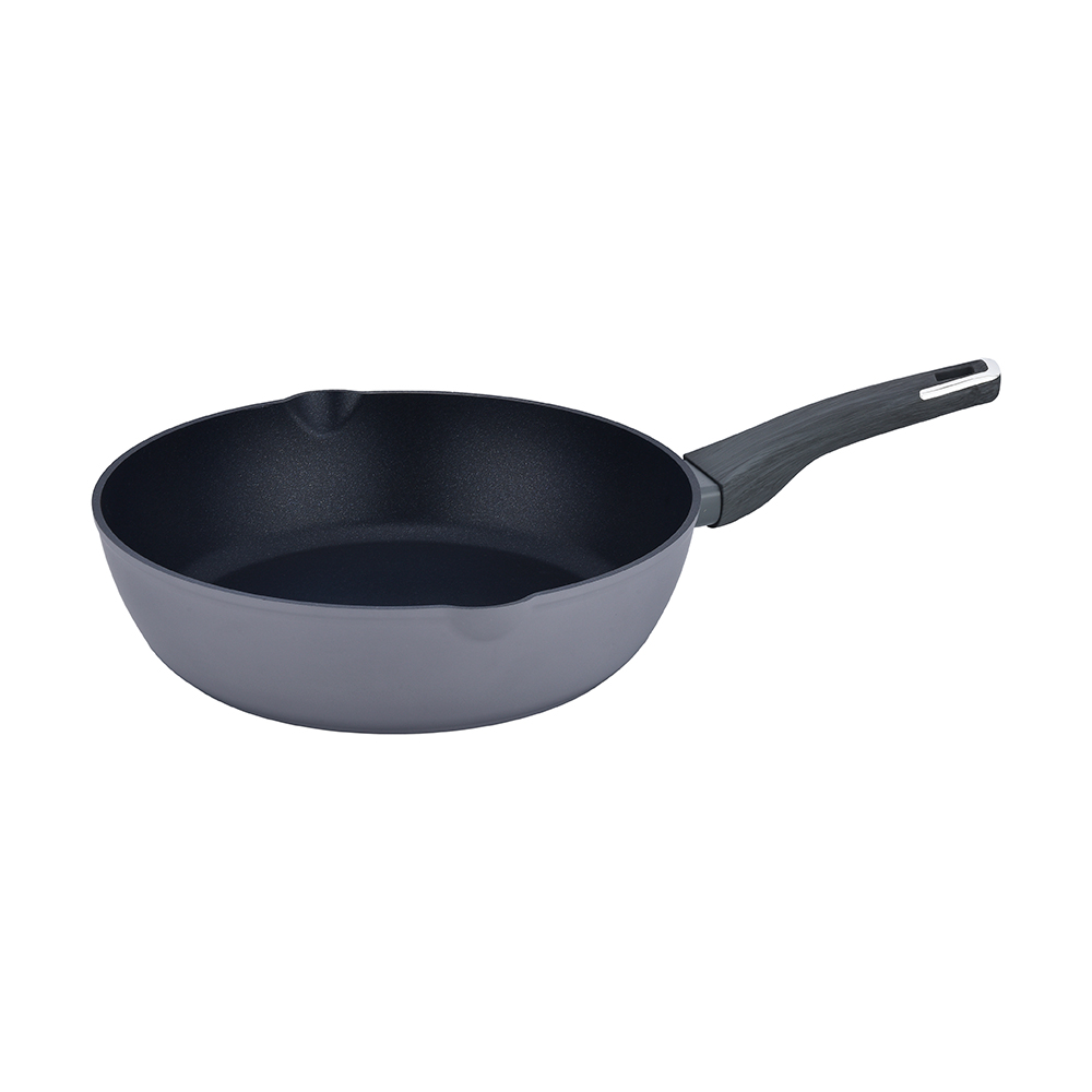 Deep Fry Pan With Two Mouth 