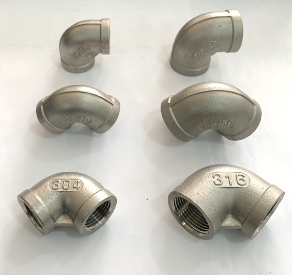 Elbow SUS304 /316 BC6 /H59 SS400 FCMB