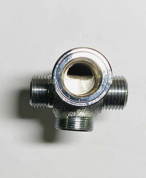 Brass Tee with Zinc-plating BrassH59/62