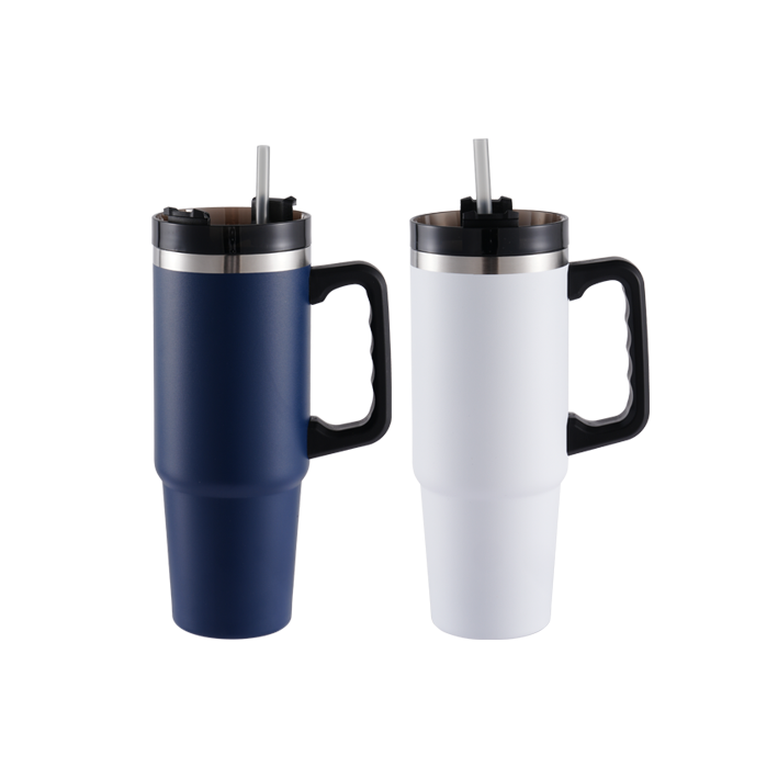 30oz Stainless Steel Travel Tumbler with handle