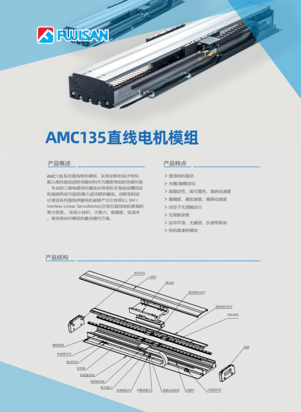 AMC135直线电机模组 