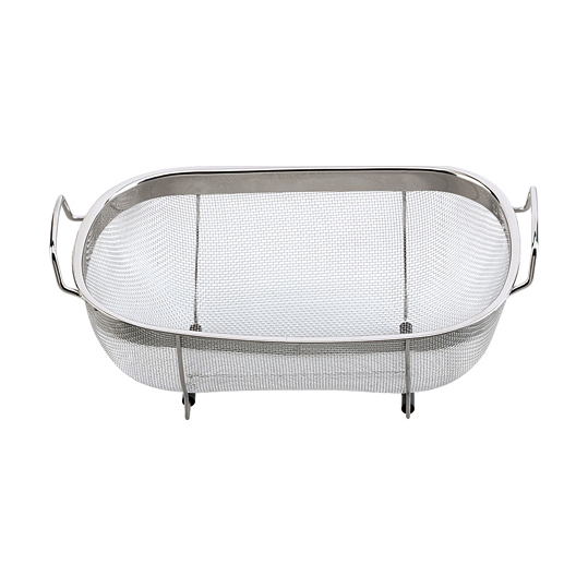 S/S Square Washing Basket With Handles QL033H