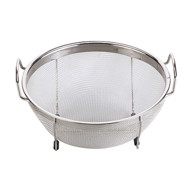 S/S Broadbrimmed Net Basket with Handles QL071