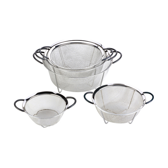 S/S Net Basket with Handles QL072C-01