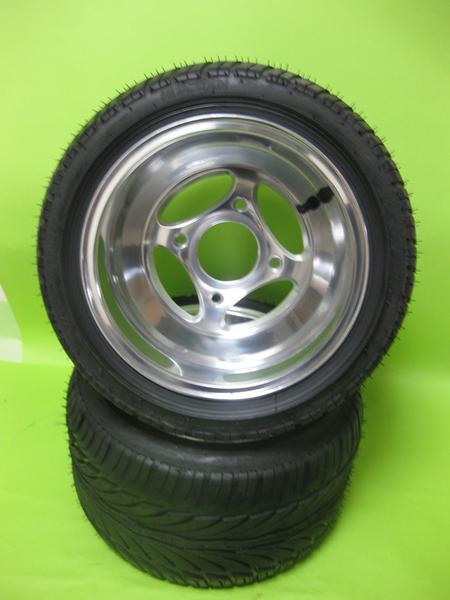 10x8 inch color wheel & tyre GZY-4H1080P&TYRE 235/30-10