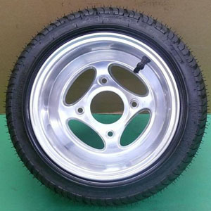 10x8 inch color wheel & tyre GZY-4H1080P&TYRE 235/30-10