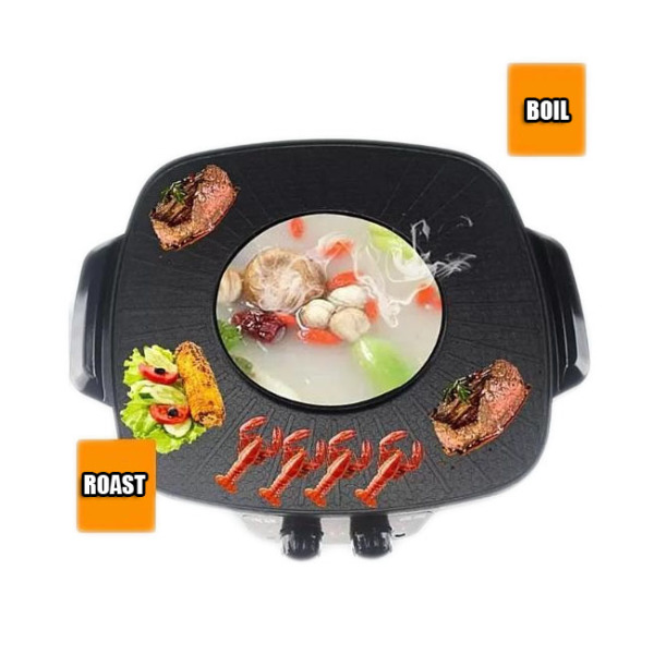 Electric Frying Pan/ Pizza Pan/Hotpot Pan GZY-S34