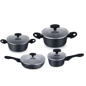 FORGED ALUMINUM COOKWARE SETGZY-F8PCS01