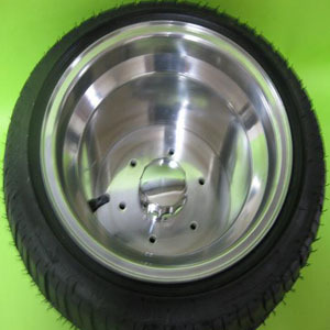 10x8 wheel with 6 bolt holeGZY-PB1080P-6H & tyre 205/30-10 or 225/45-10 or 235/30-10