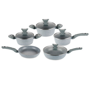 FORGED ALUMINUM COOKWARE SETGZY-F9PCS01G