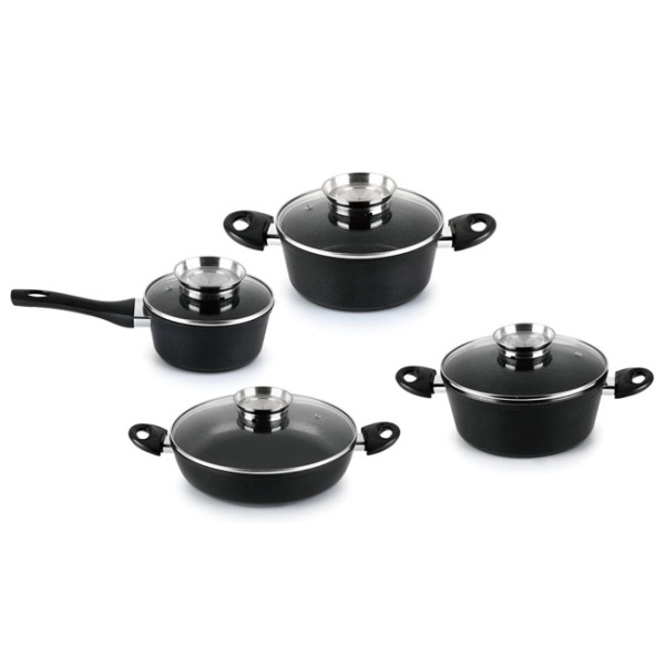 FORGED ALUMINUM COOKWARE SET GZY-F8PCS02