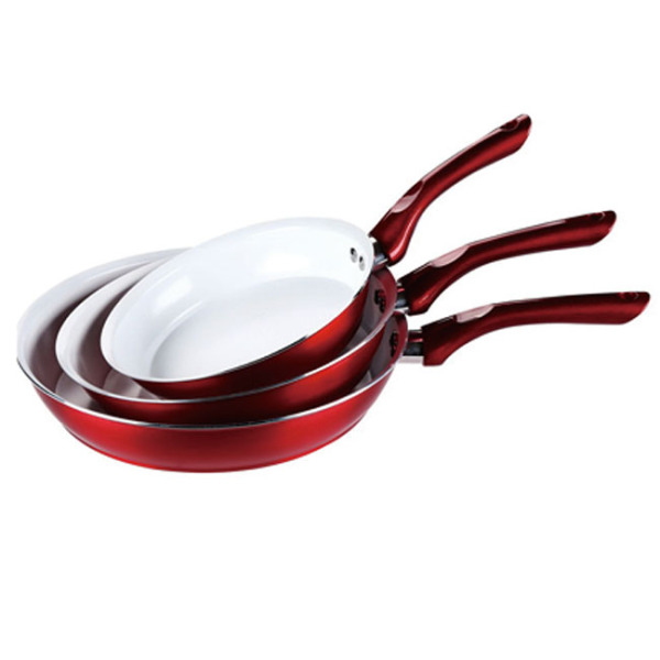 PRESS ALUMINUM 3 PCS CERAMIC  FRY PAN SET  GZY-3F04