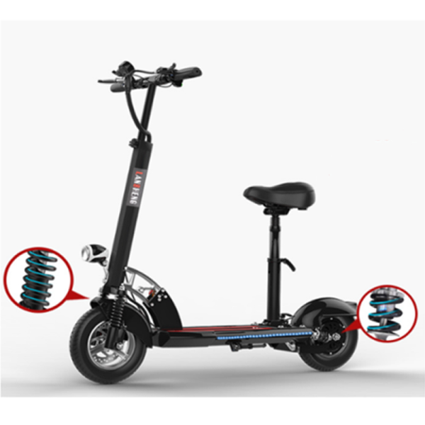 500W Hot sale 10 Inch Foldable  Electric Scooter GZY-9510A(B)