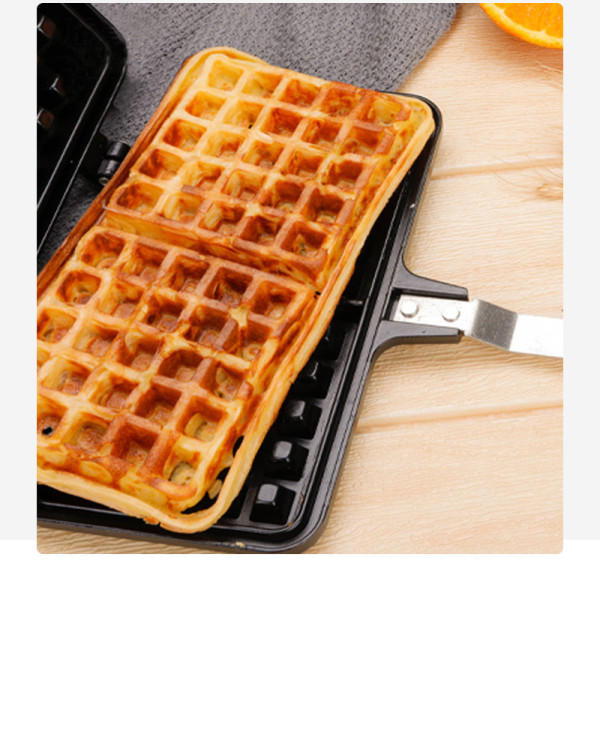 Die Cast Aluminum Various Widely Used Fill Non-stick Twin Waffle Maker GZY-WF023