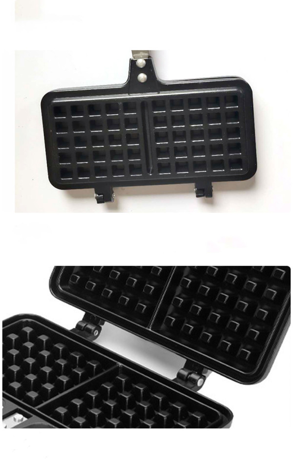 Die Cast Aluminum Various Widely Used Fill Non-stick Twin Waffle Maker GZY-WF023