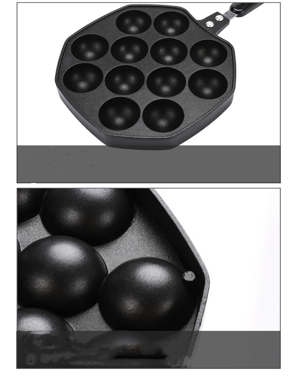 Die Cast Aluminum Promotional Various Durable Using Machine Plate Octopus Ball Maker GZY-KP012