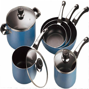 9PCS Induction Bottom 2.5mm Thickness Aluminum Cookware SetGZY8-18