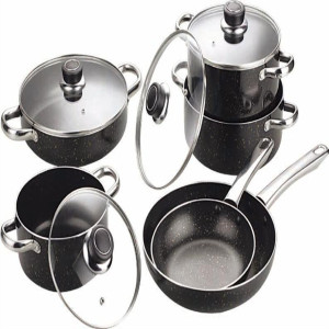 Cheap 10PCS Kitchen Use Aluminum Cookware SetGZY10-20