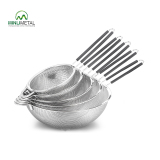 S/S Punching Strainer with Silicone Handle