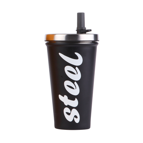 Vacuum Mug With Straw